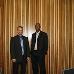 Associate Dean Crawley and Dean Grant